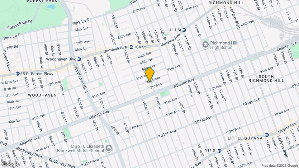 92-10 104th St Map and Location Details