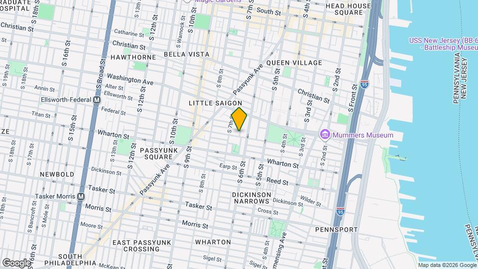 621 Federal St Mapa y Detalles de la Ubicación