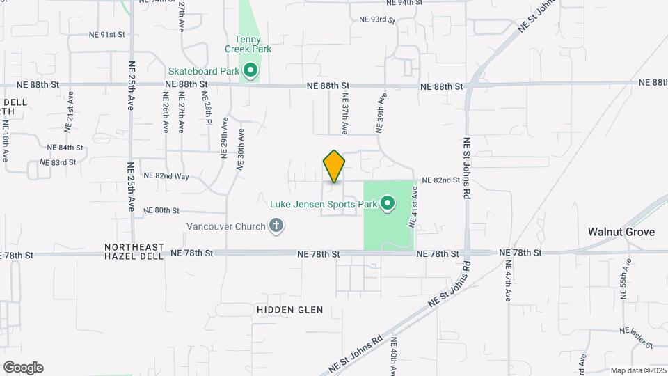 8109 NE 36th Ct Map and Location Details