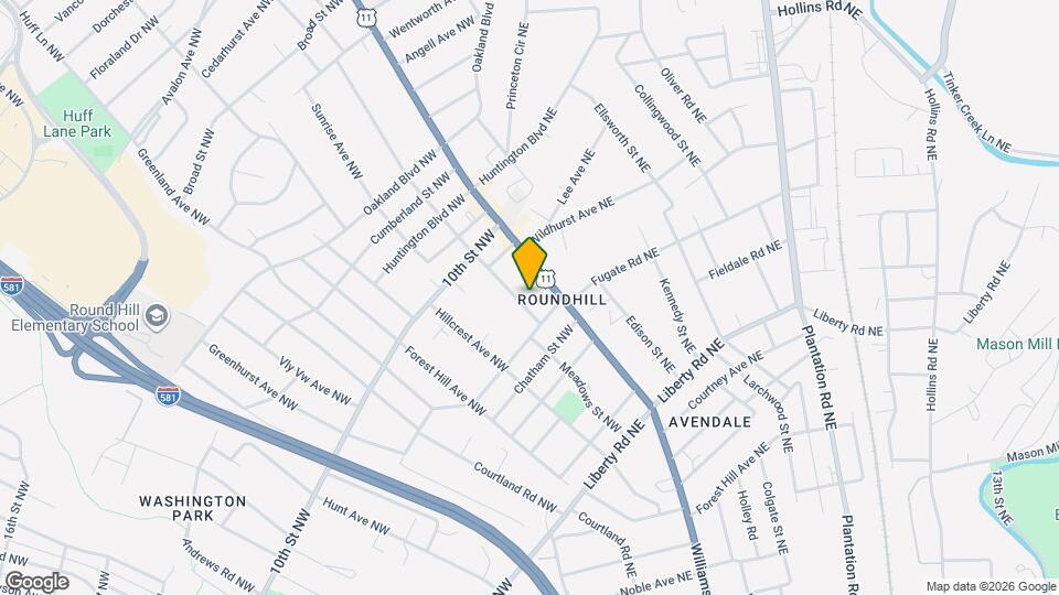 3123 Roundhill Ave NW Map and Location Details