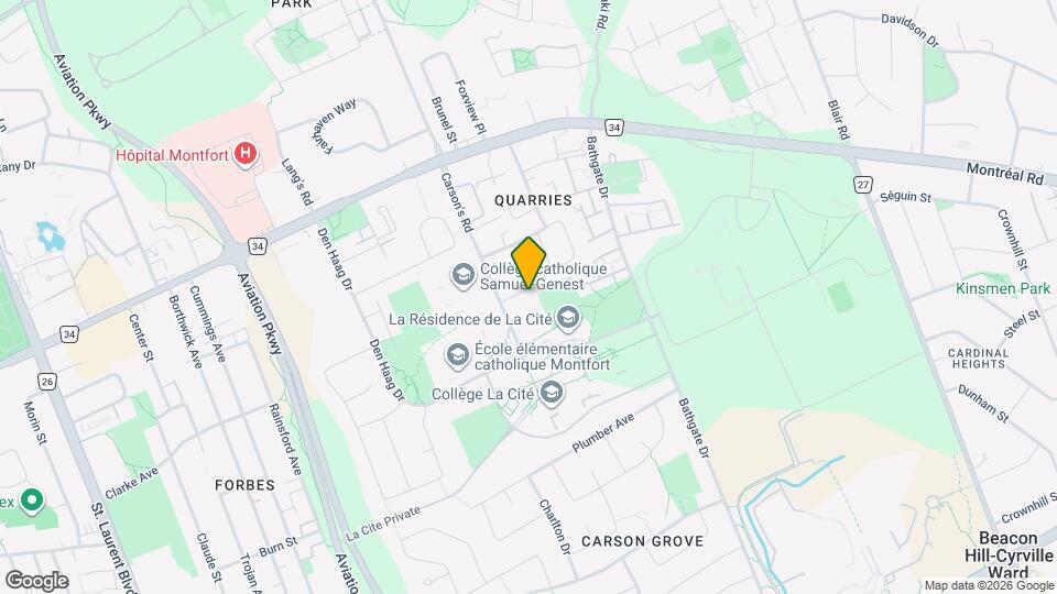 888 Charleswood Ave Map and Location Details