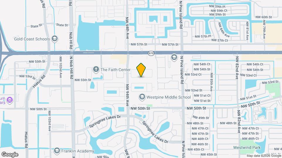 9312 NW 54th St Map and Location Details