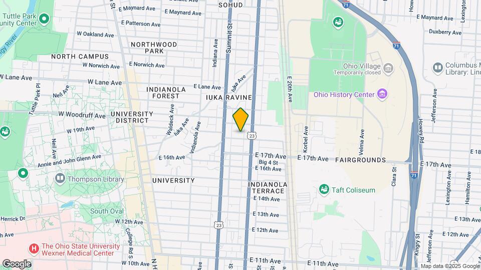 334 E 18th Ave Mapa y Detalles de la Ubicación