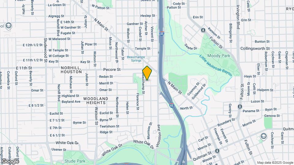 215 W Norma St Map and Location Details