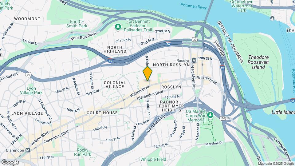 1720 N Quinn St Mapa y Detalles de la Ubicación