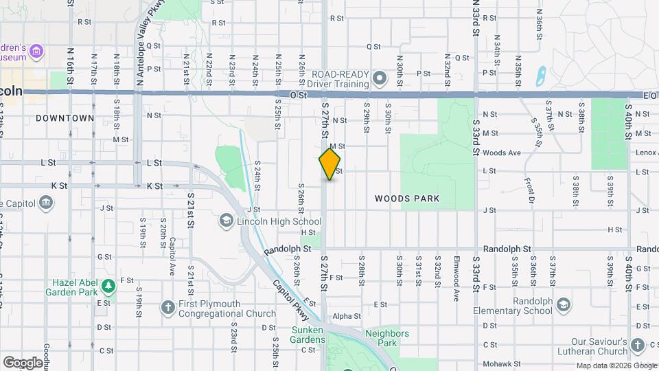 438 S 27th St Map and Location Details