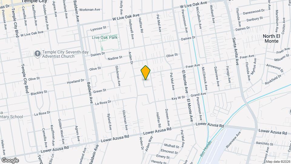 5224 Hallowell Ave Map and Location Details