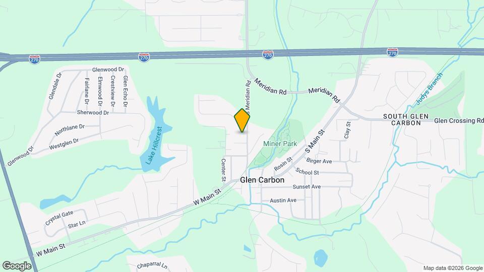 126 S Meridian Rd Map and Location Details