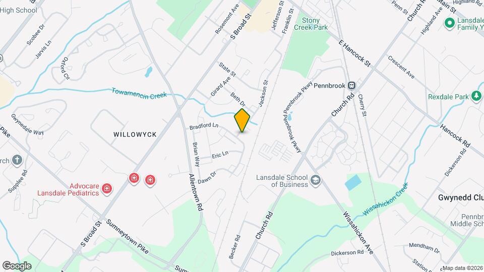 857 Jackson St Map and Location Details