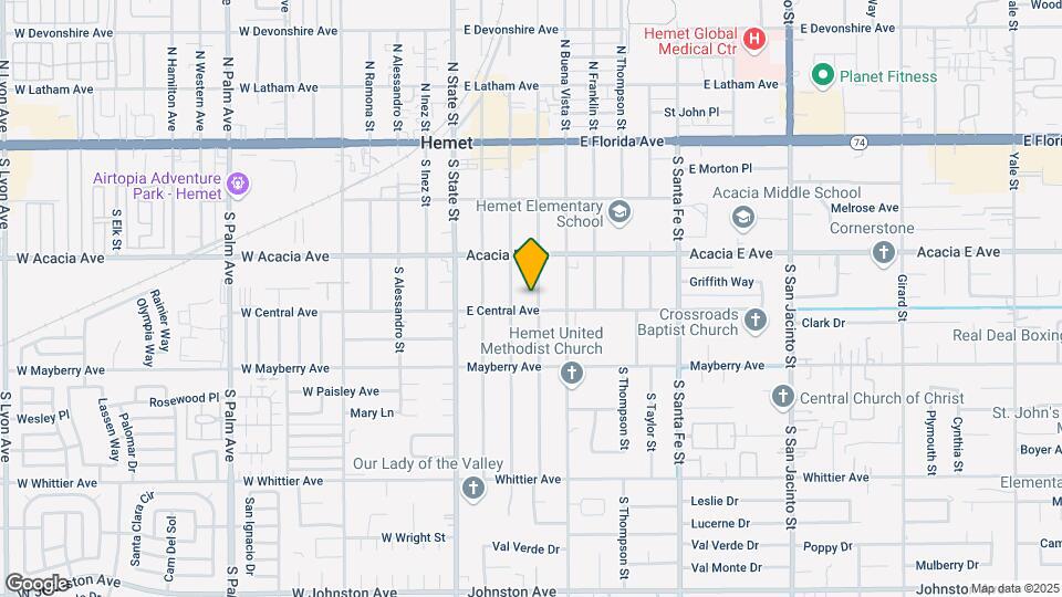 357 S Juanita St Map and Location Details