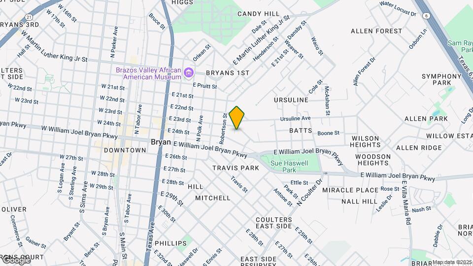 307 Brogdon St Map and Location Details
