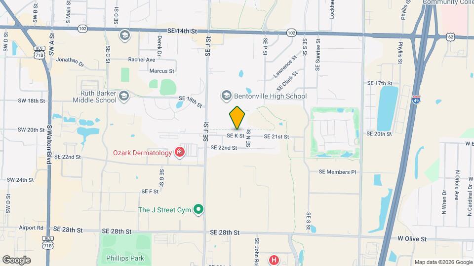 1301 SE 21st St Map and Location Details