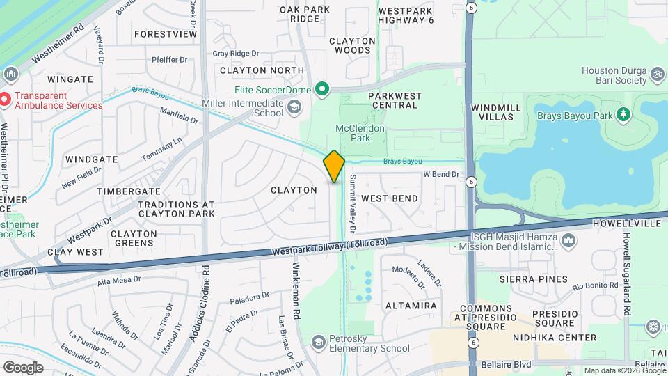 3923 Cedar Gardens Dr Map and Location Details