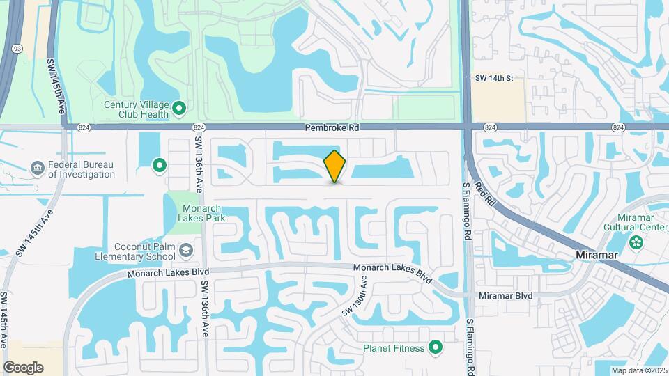 12960 SW 20th St Map and Location Details