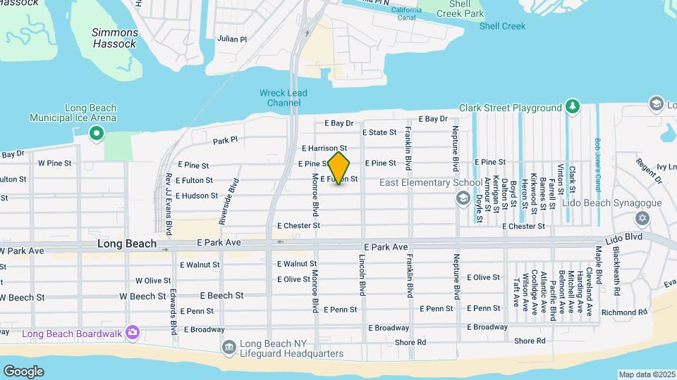 341 E Hudson St Mapa y Detalles de la Ubicación