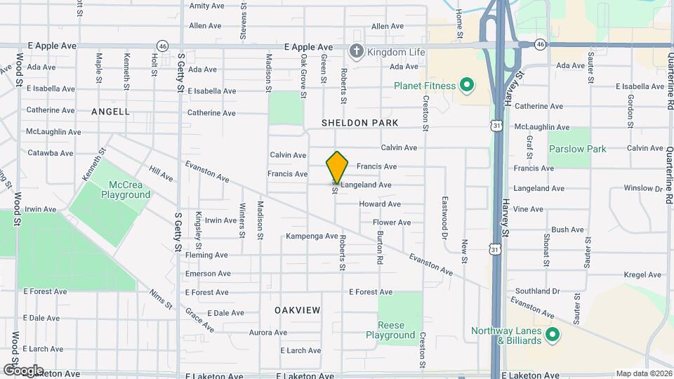 1187 Langeland Ave Mapa y Detalles de la Ubicación