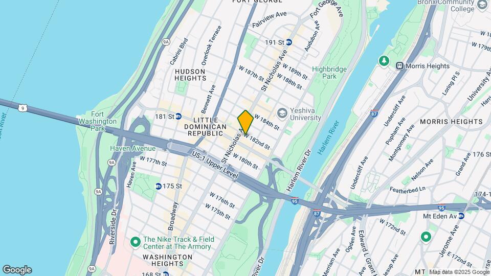 570 W 182nd St Map and Location Details