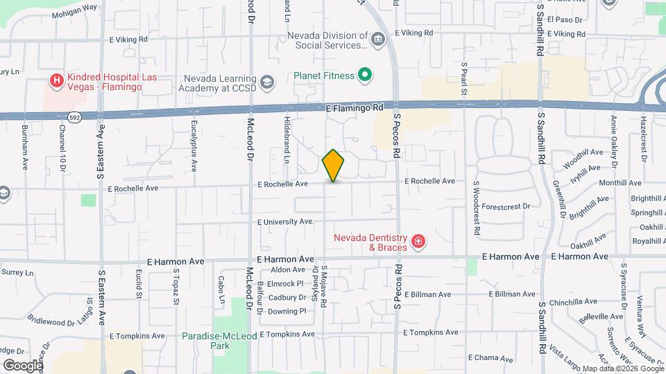 3221 E Rochelle Ave Map and Location Details