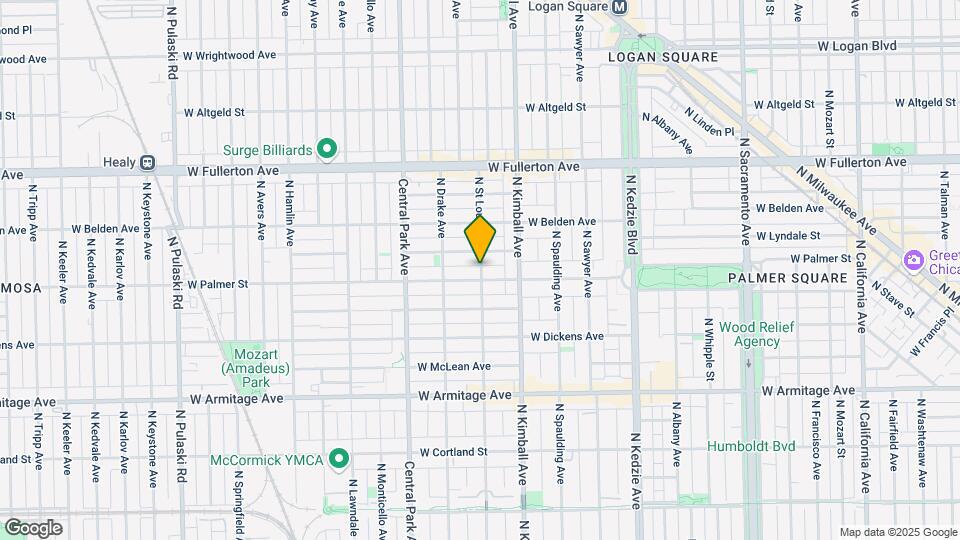 2214 N St Louis Ave Map and Location Details