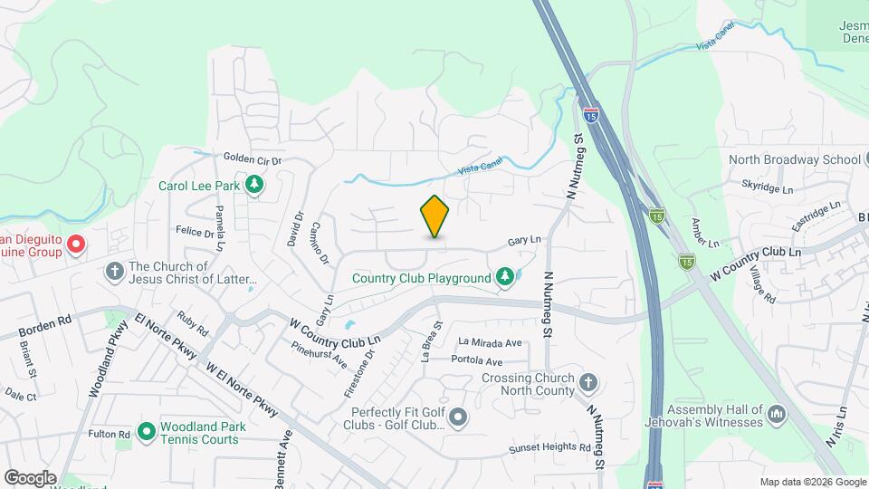 1360 Gary Ln Map and Location Details