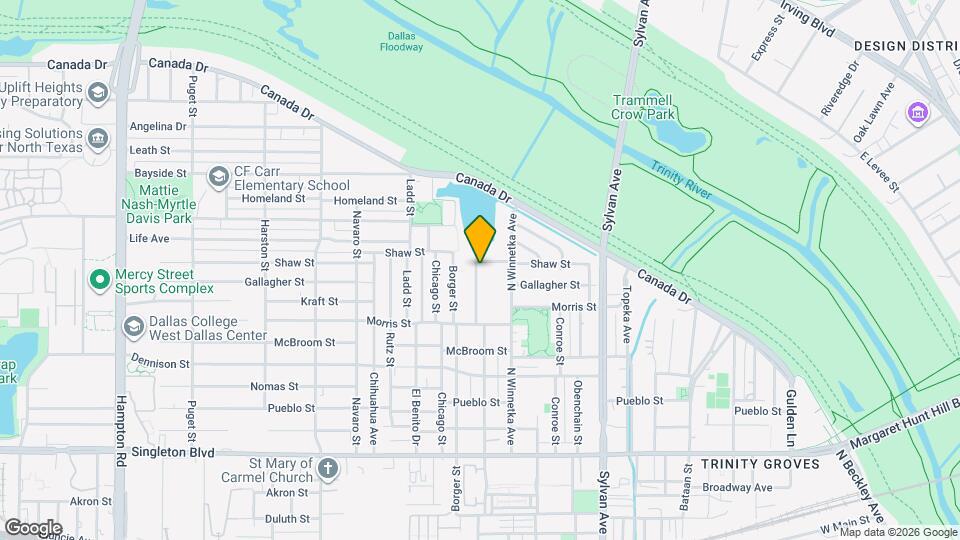 1130 Shaw St Map and Location Details