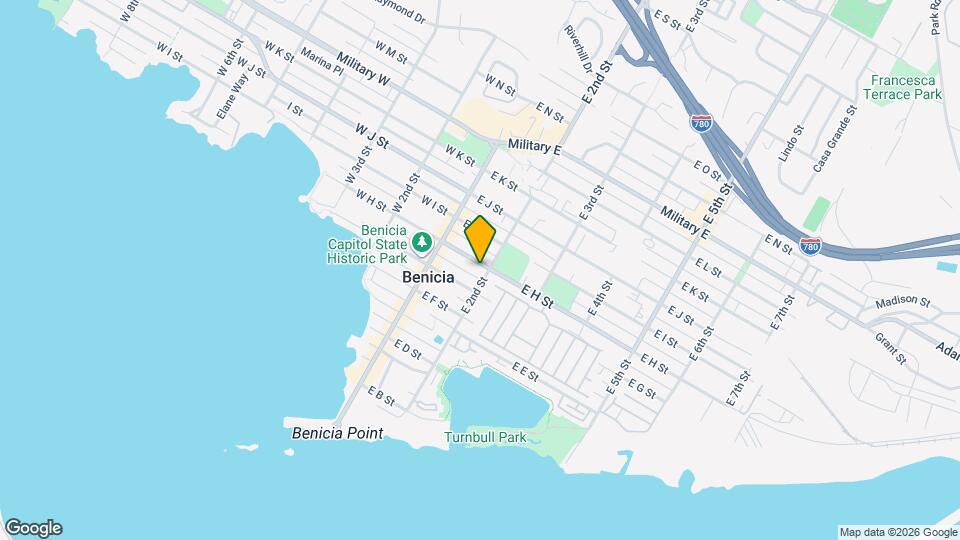 172 E H St Map and Location Details