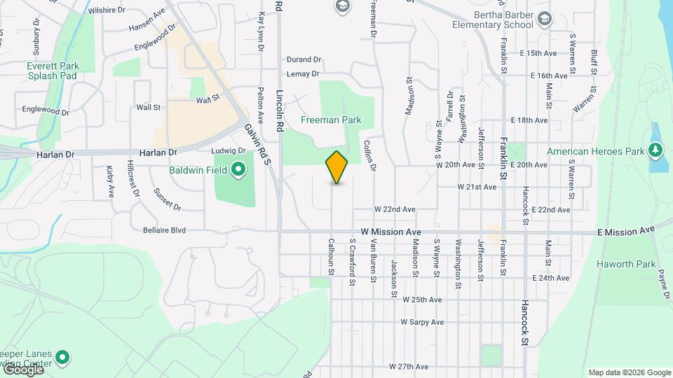 2015 Calhoun St Map and Location Details