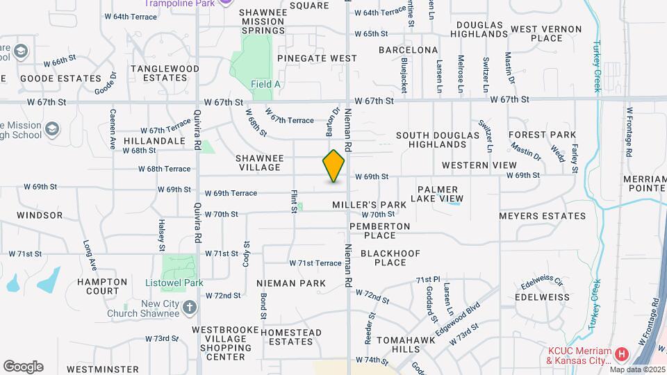 11120 W 69th Terrace Map and Location Details