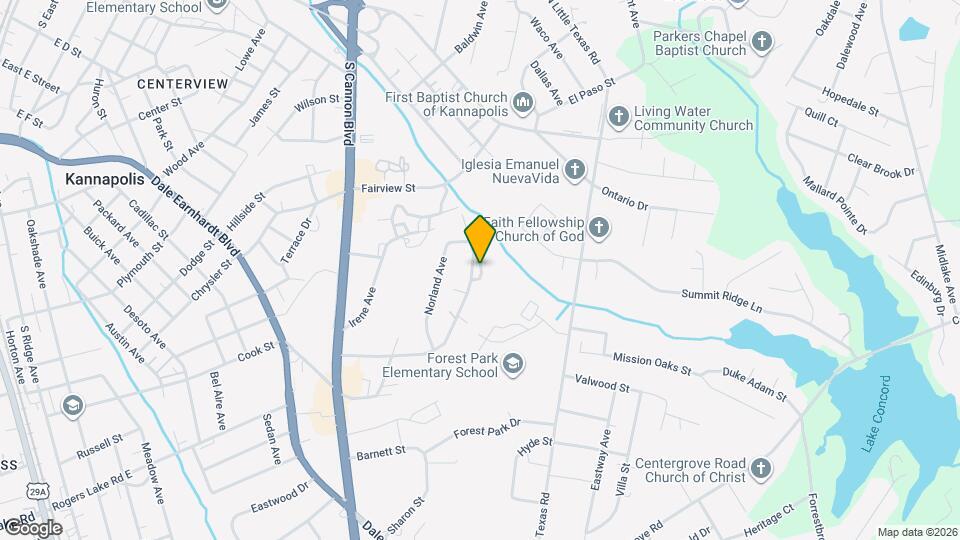 1017 McLain Rd Map and Location Details