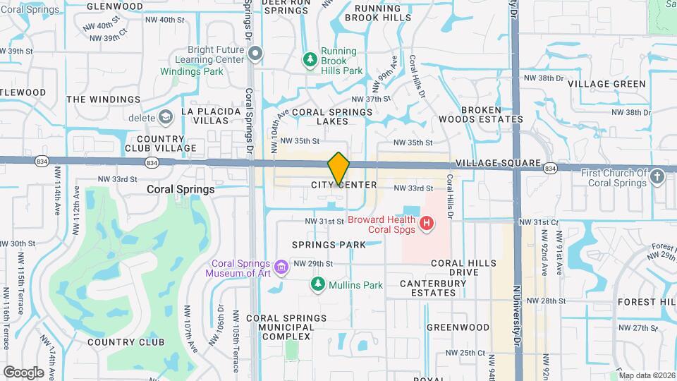 10128 NW 33rd St Map and Location Details