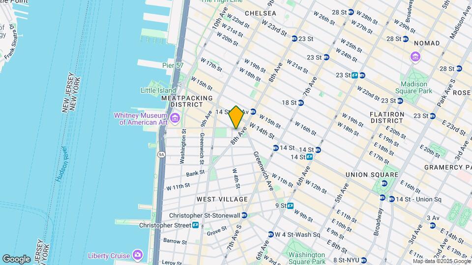 302 West 13th Street Map and Location Details