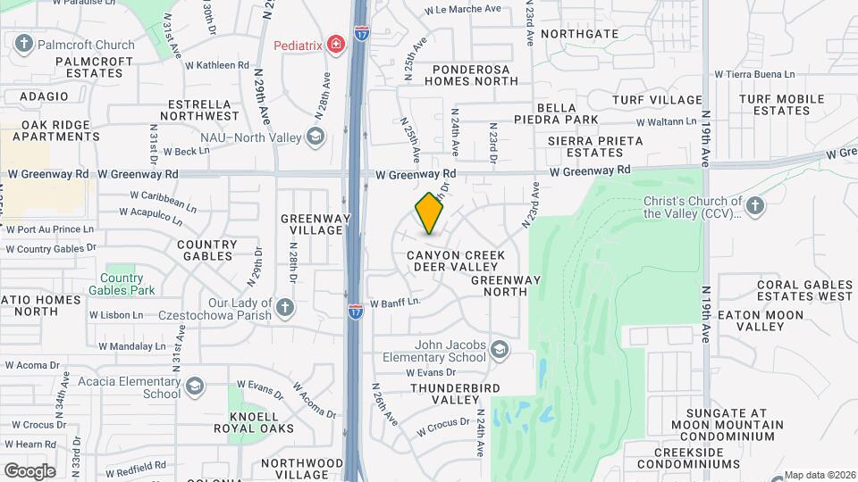 14852 N 24th Dr Map and Location Details