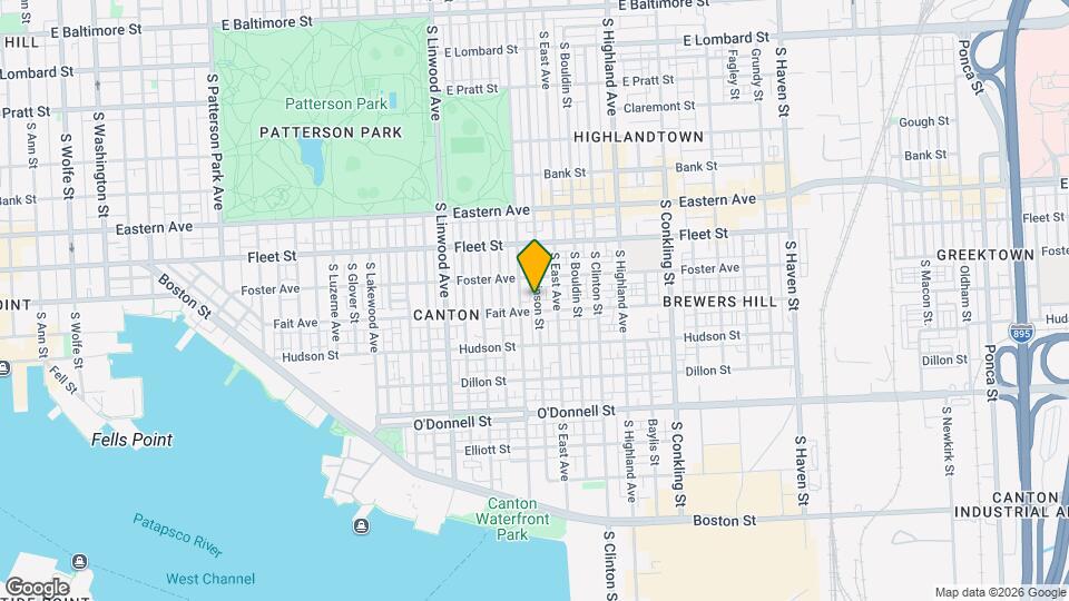 734 S Robinson St Map and Location Details