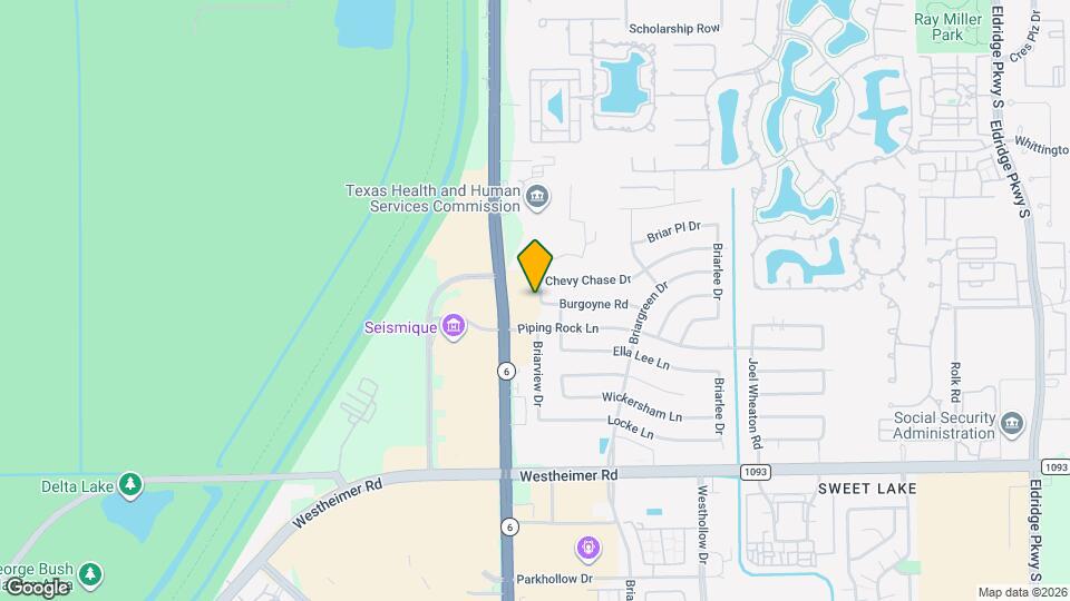 2114 Briarview Dr Map and Location Details