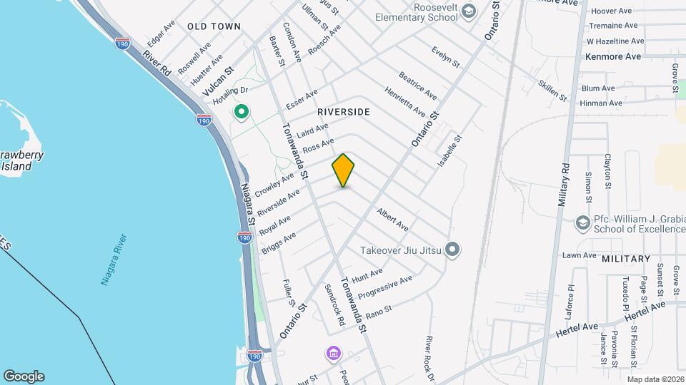 159 Royal Ave, Unit upper Map and Location Details