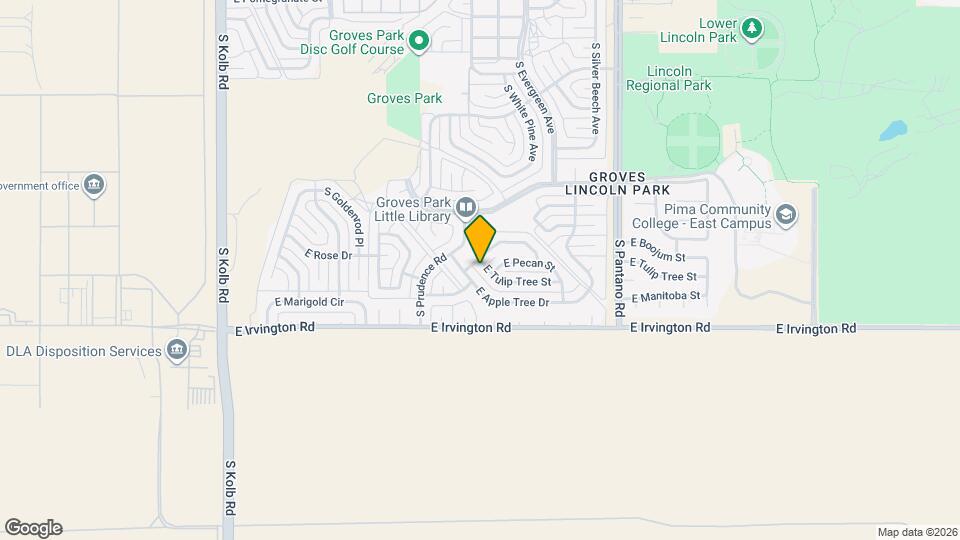 7610 E Tulip Tree St Map and Location Details