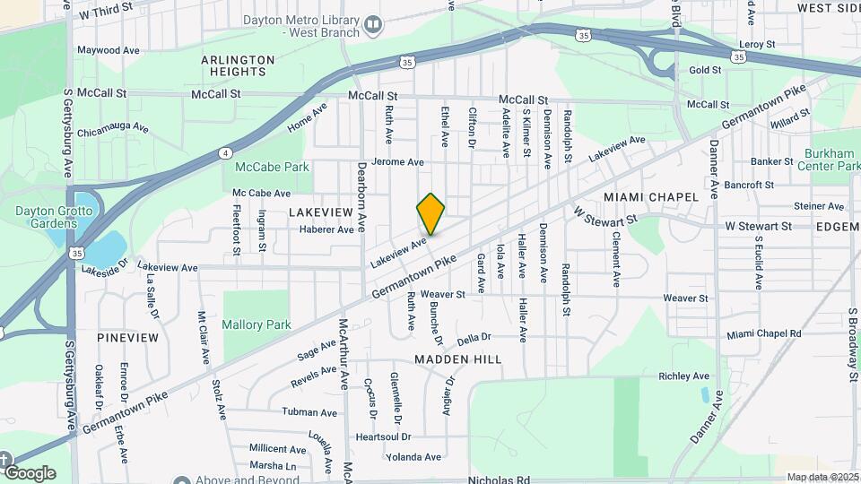 2460 Lakeview Ave Map and Location Details