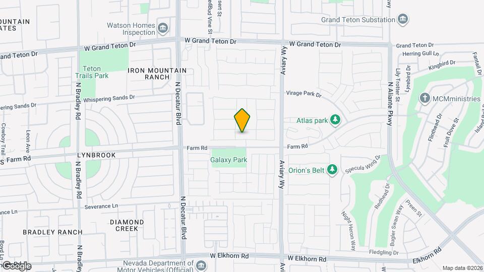 4436 Stardusk Falls Ave Map and Location Details