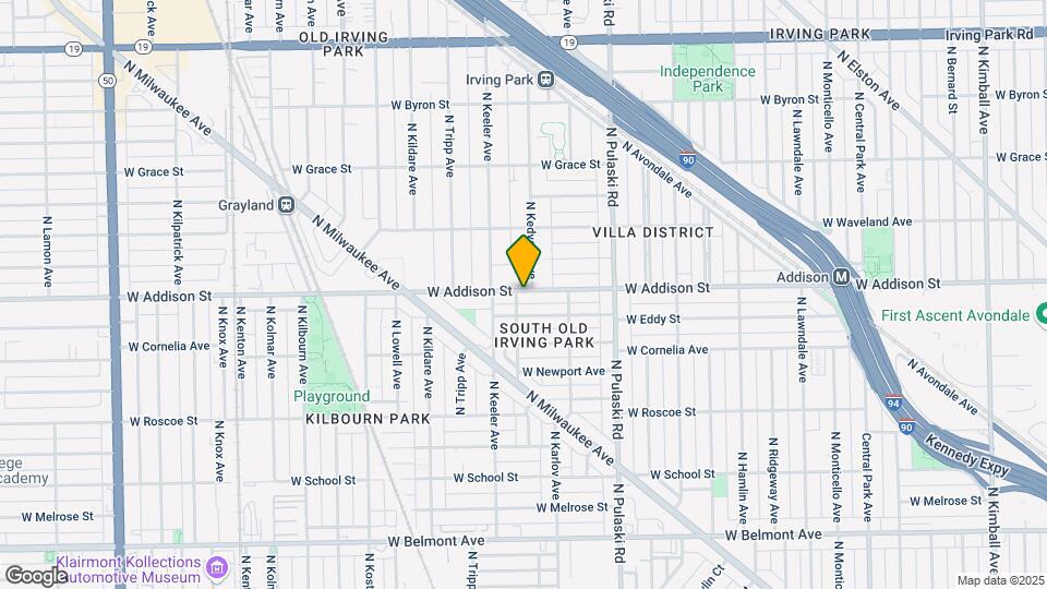 4145-4149 W Addison St Map and Location Details