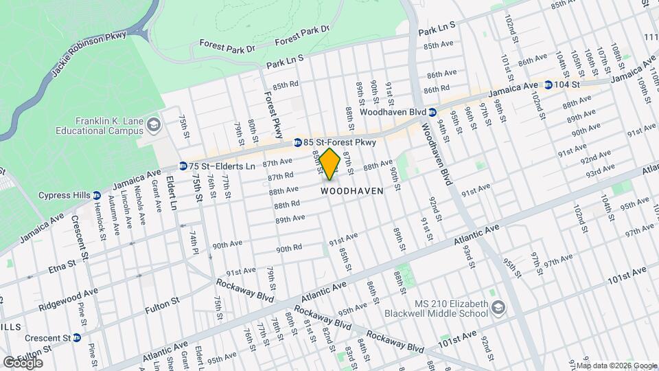 88-11 85th St Map and Location Details
