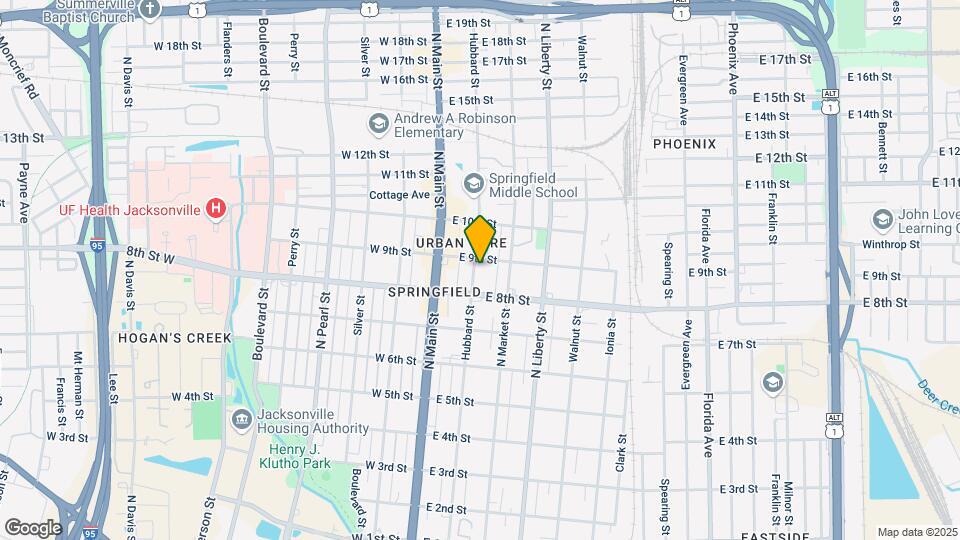 1839 Hubbard St Map and Location Details