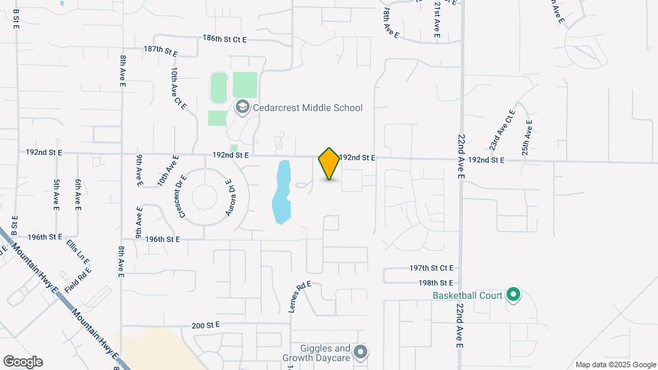 1508 193rd St Ct E Map and Location Details