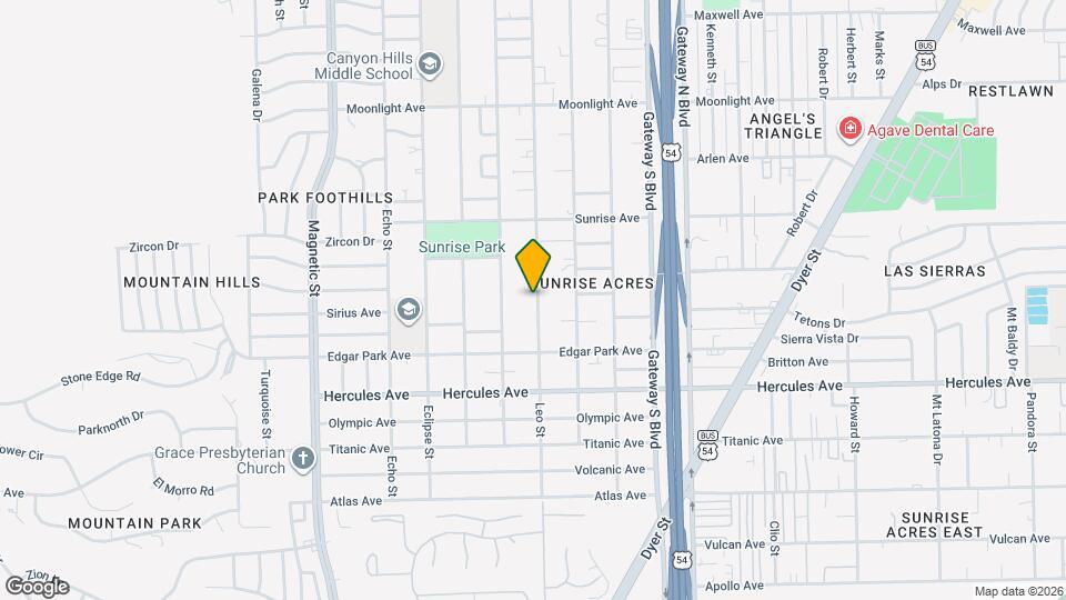 8507 Leo St Map and Location Details