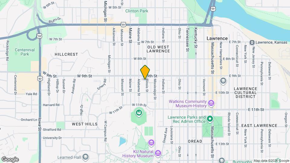 913 Illinois St Map and Location Details