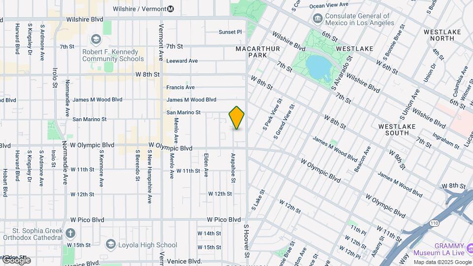 966 Arapahoe St Mapa y Detalles de la Ubicación