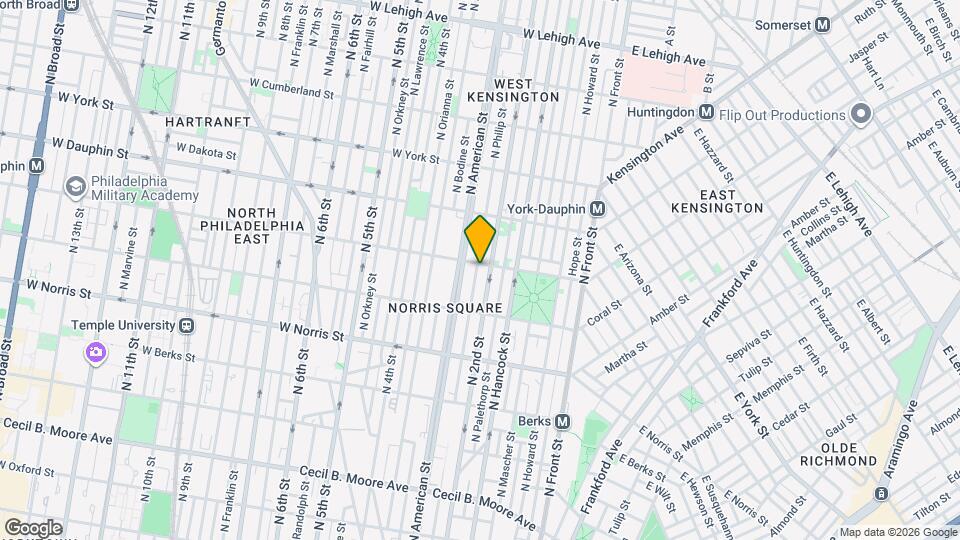 202 W Susquehanna Ave, Unit 3 Mapa y Detalles de la Ubicación