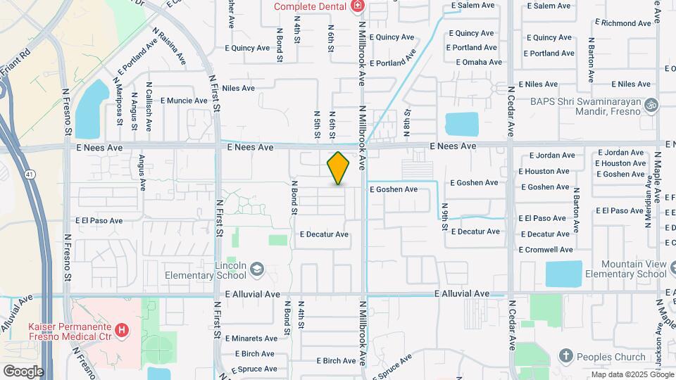 927 E Goshen Ave Map and Location Details