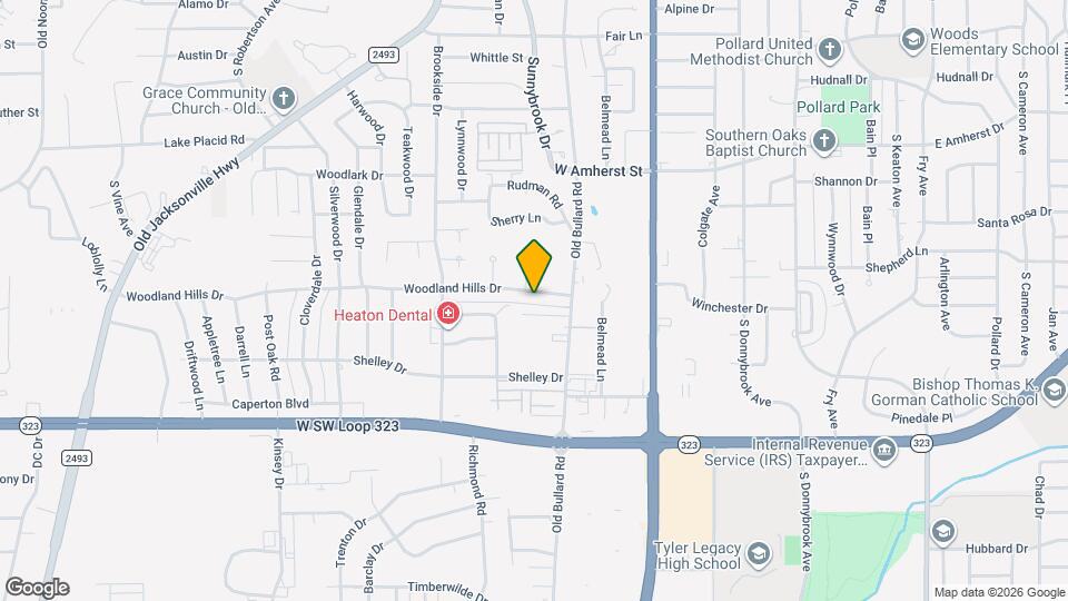 418 Woodland Hills Dr Mapa y Detalles de la Ubicación