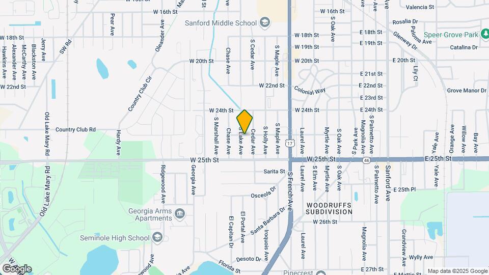 2427 S Lake Ave-Unit -B Map and Location Details