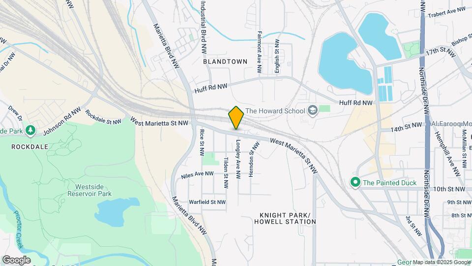 1133 West Marietta St NW Map and Location Details
